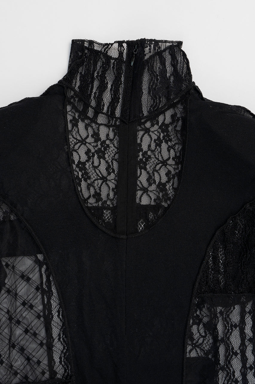 collage lace bodysuit