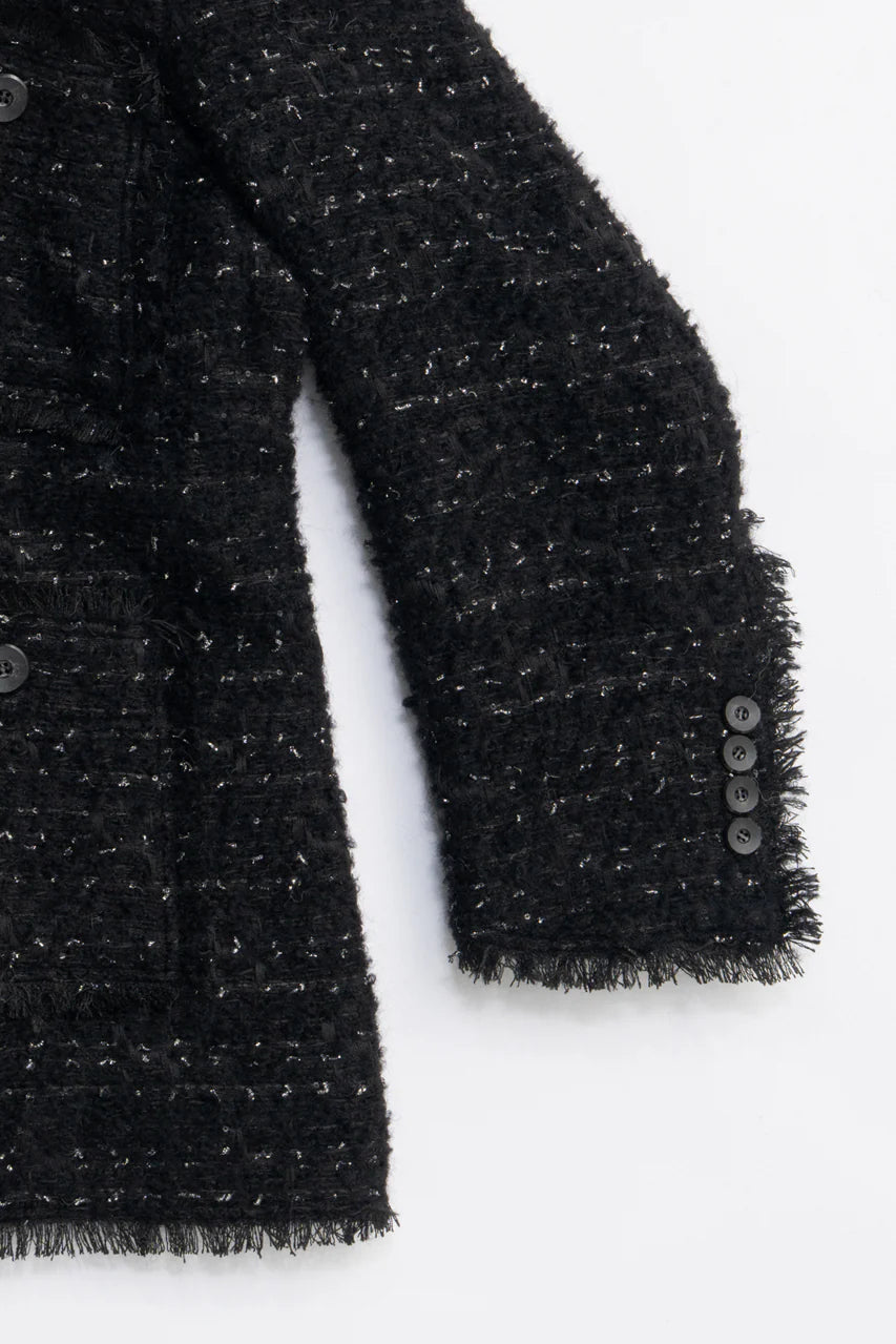 padded tweed jacket