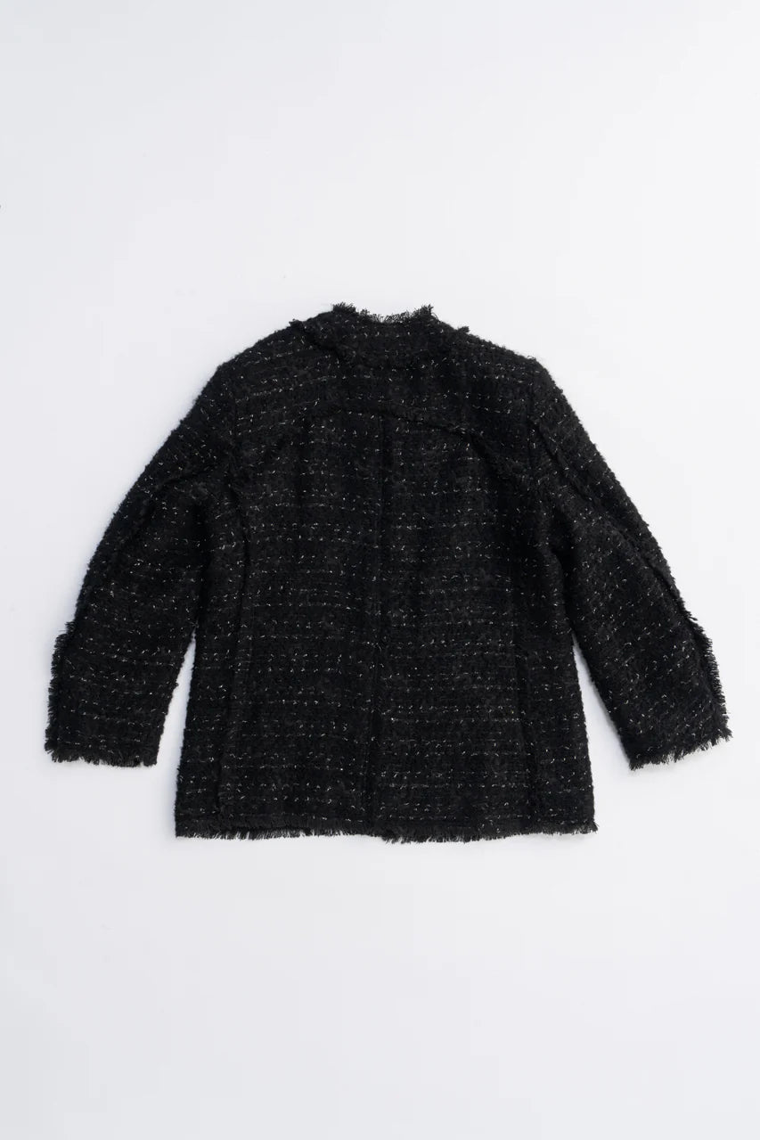 padded tweed jacket