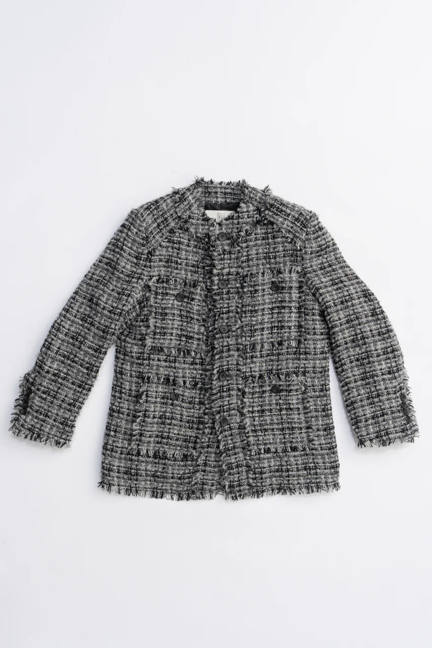 padded tweed jacket