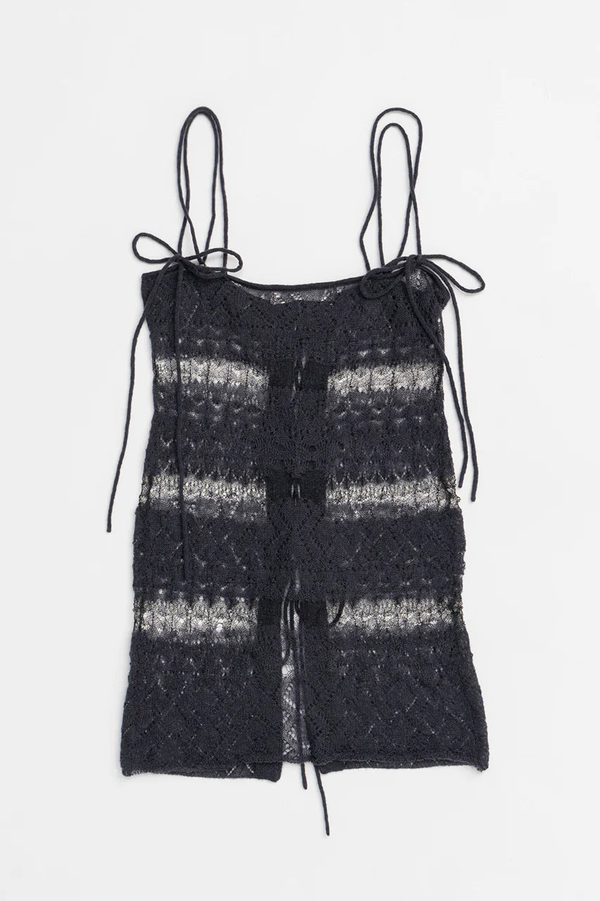 mohair lace cami tunic