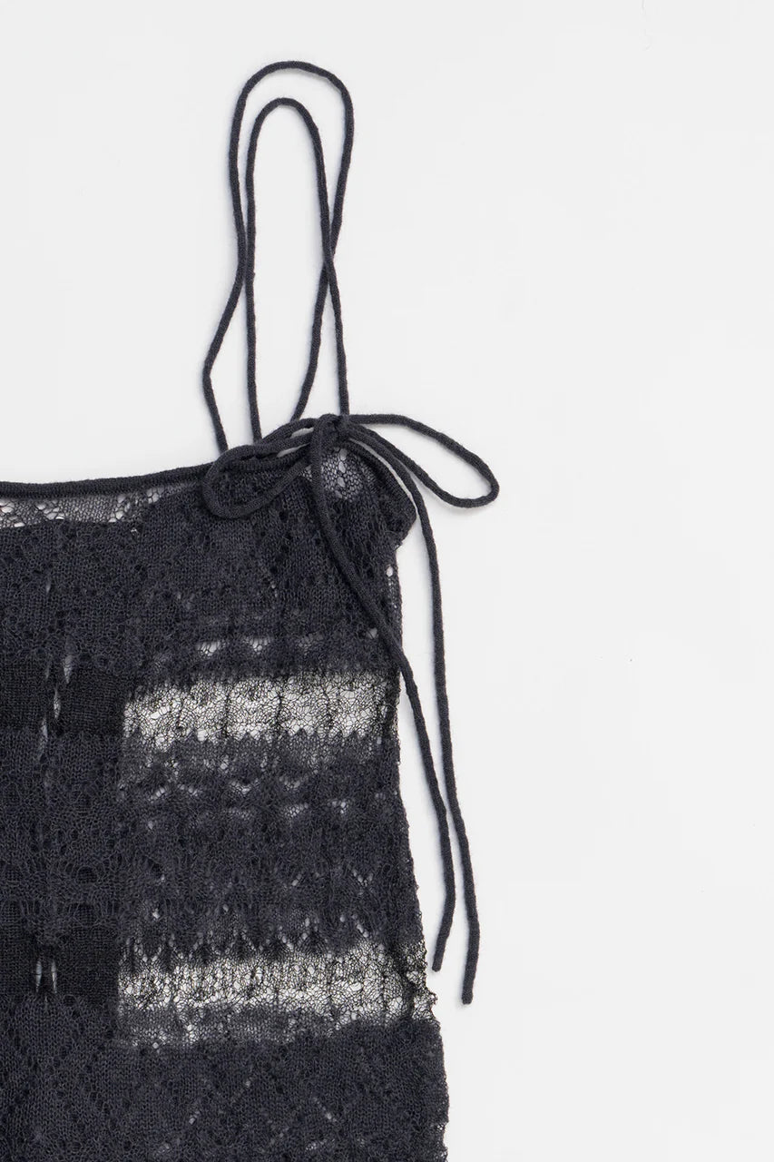 mohair lace cami tunic