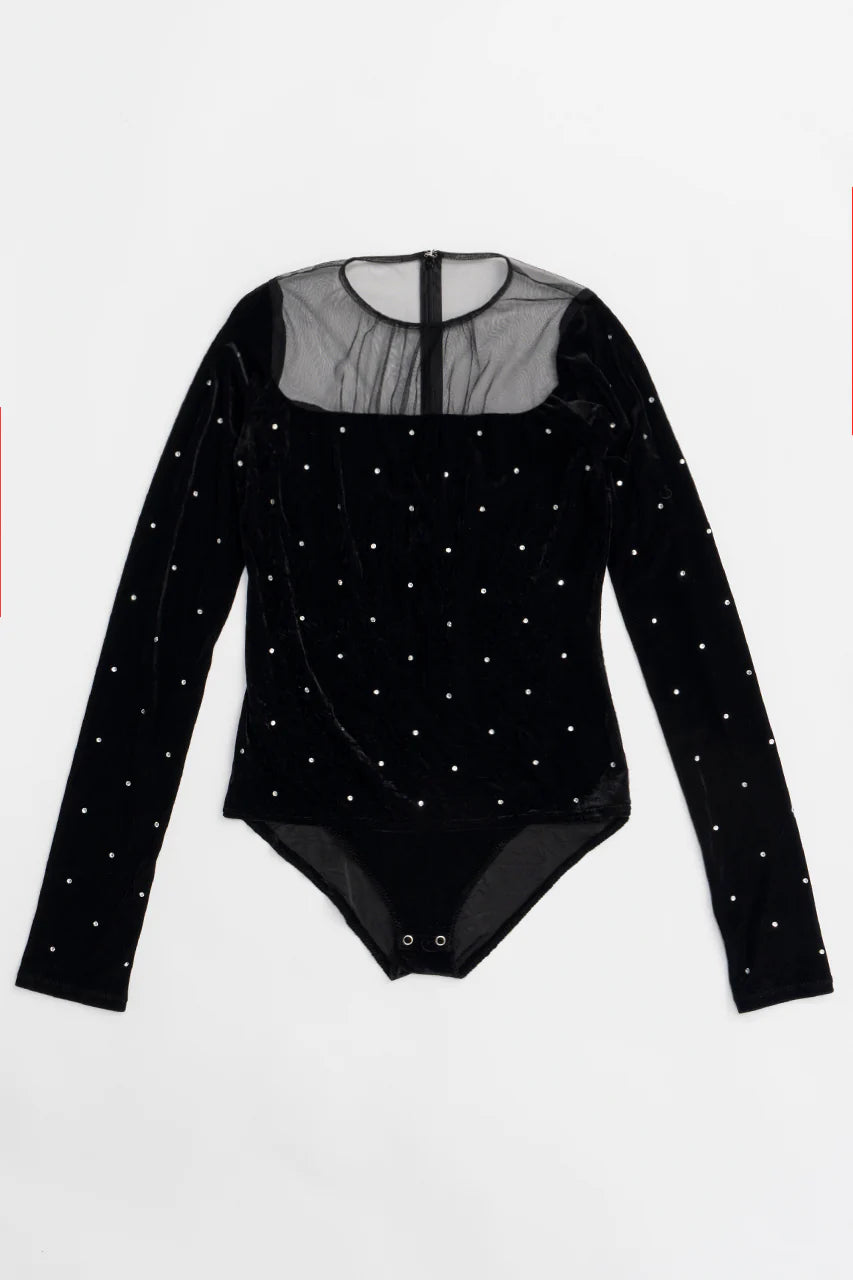 collage lace bodysuit