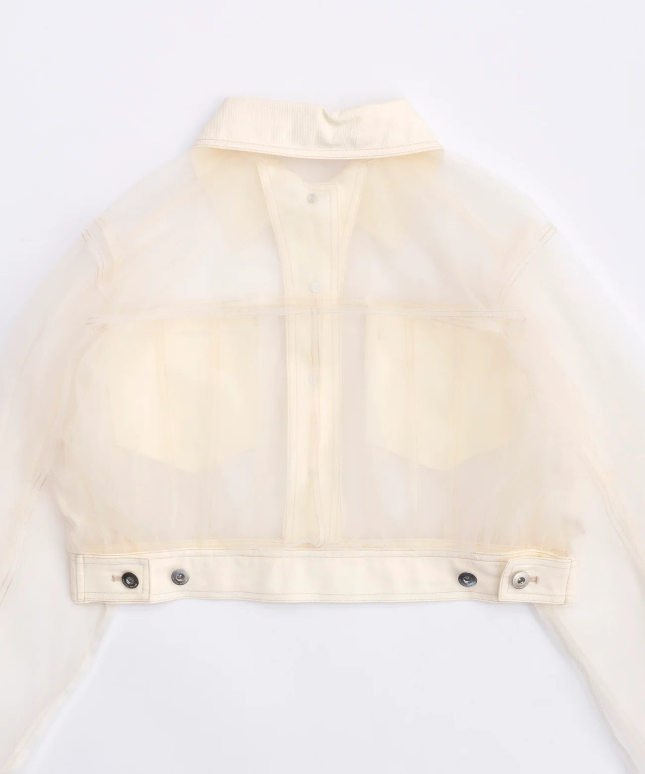 sheer tulle jacket