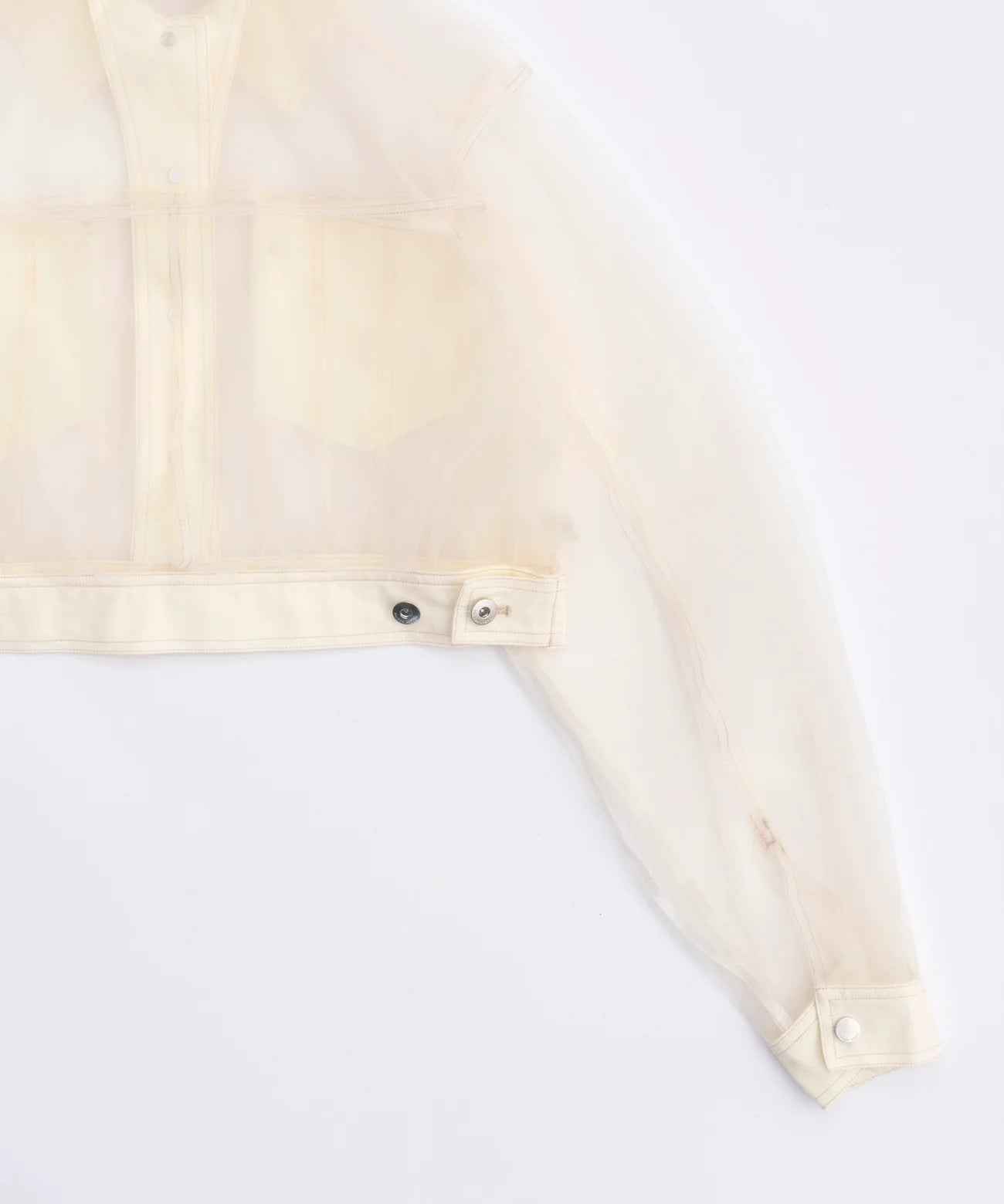 sheer tulle jacket