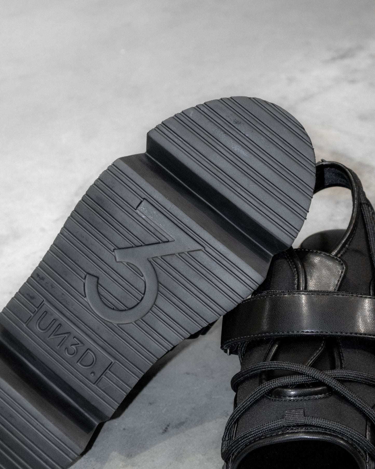wave cord volume sole sandals