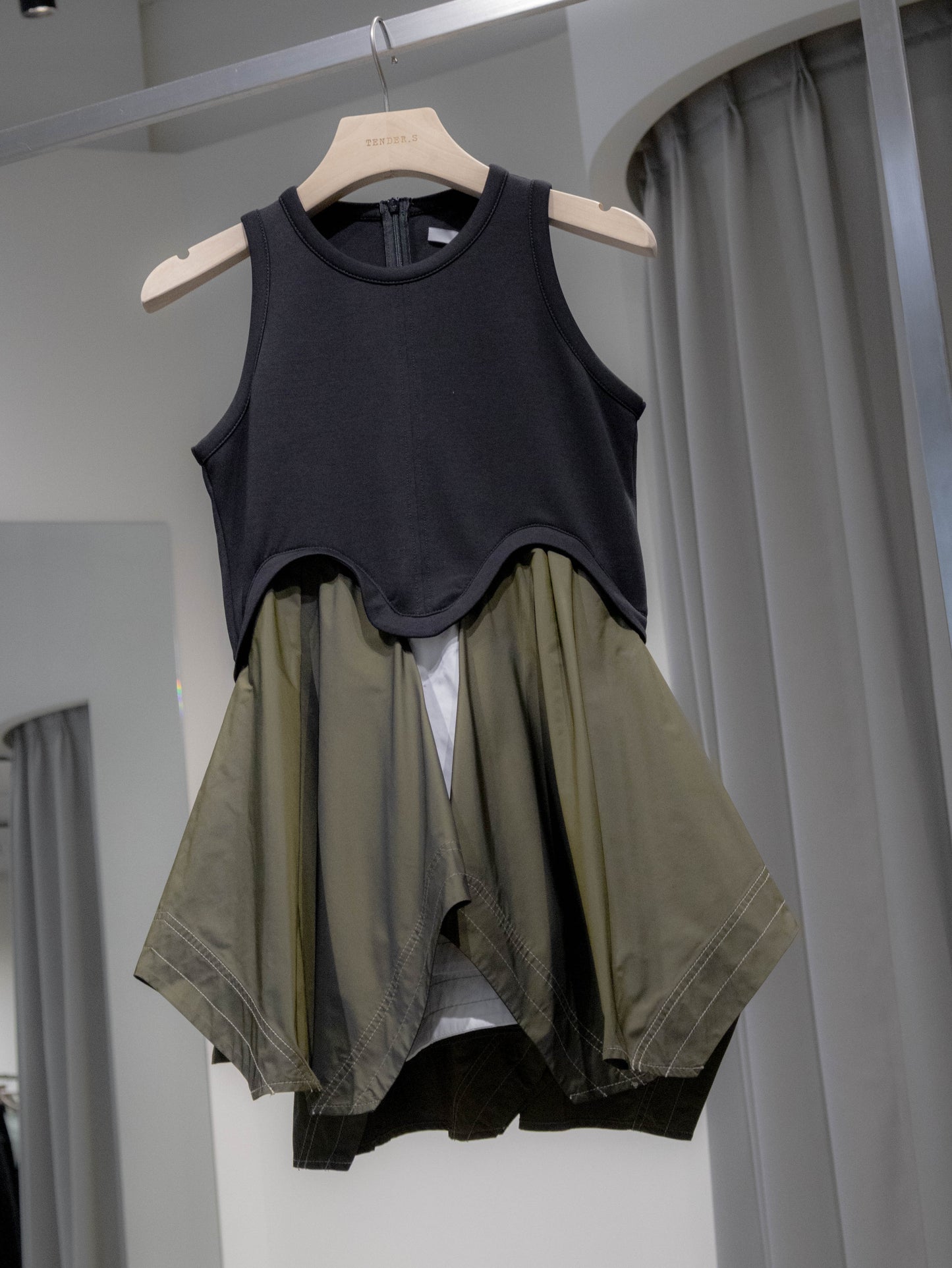 Irregular hem tank top