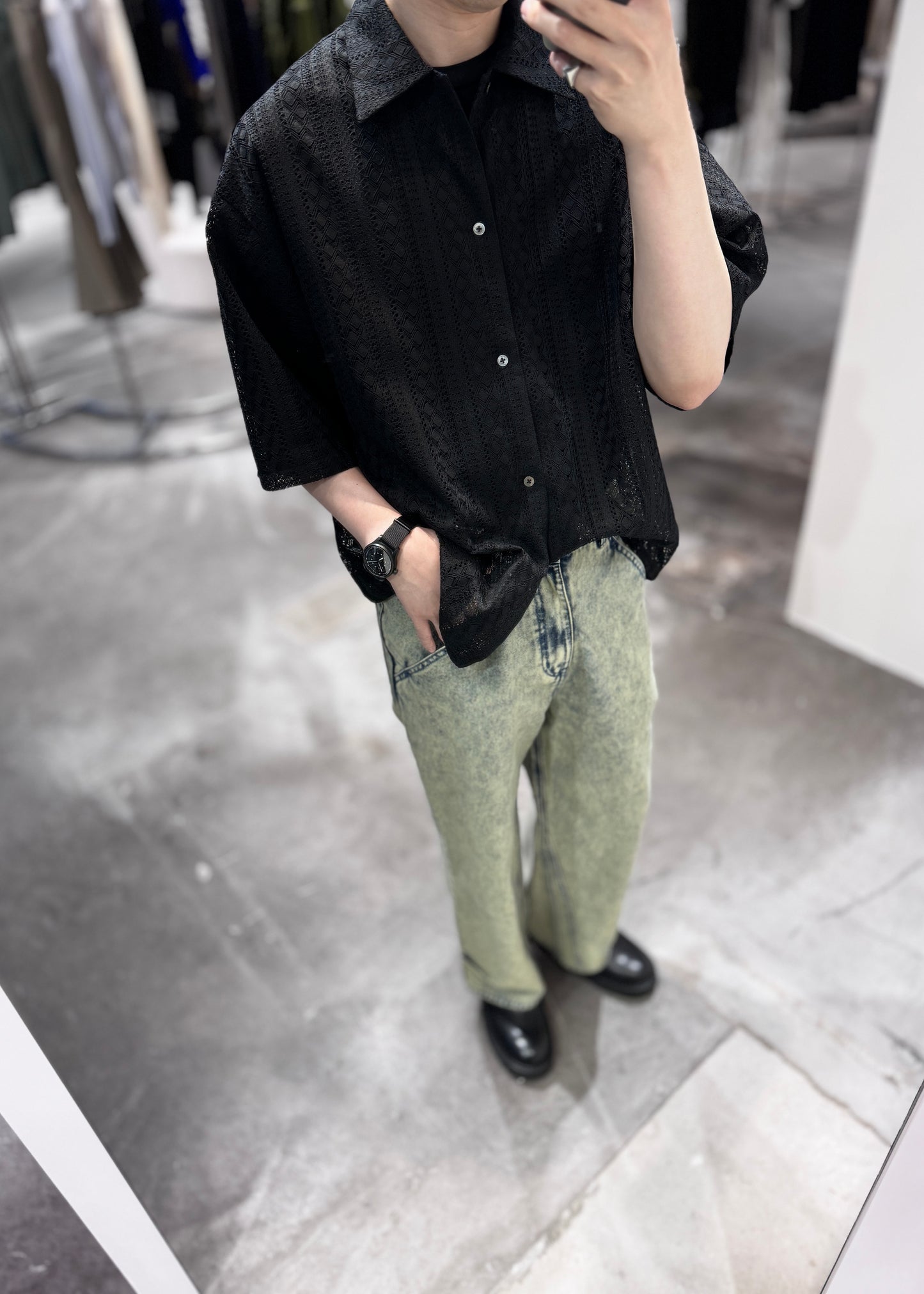 lace shirt