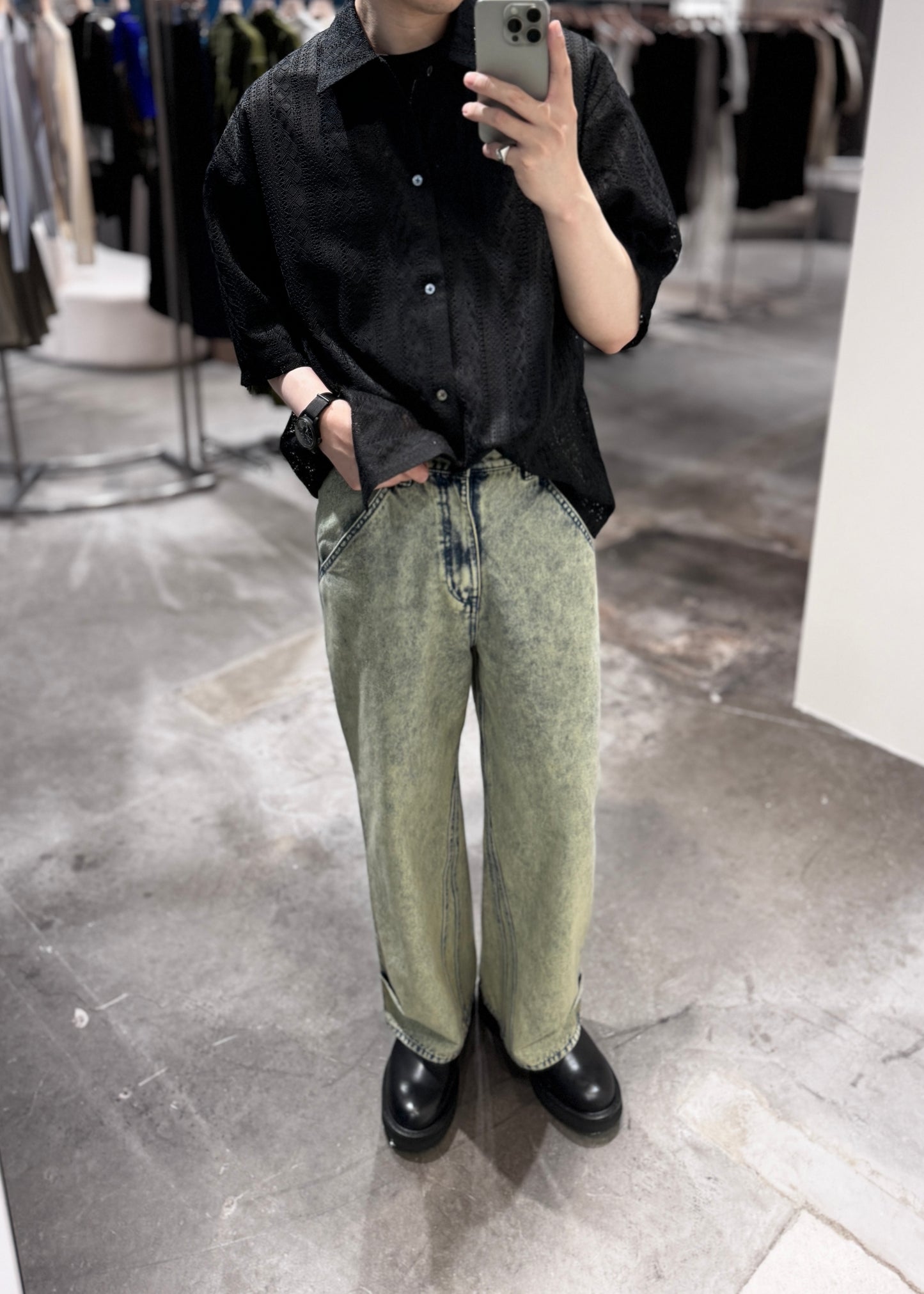 lace shirt