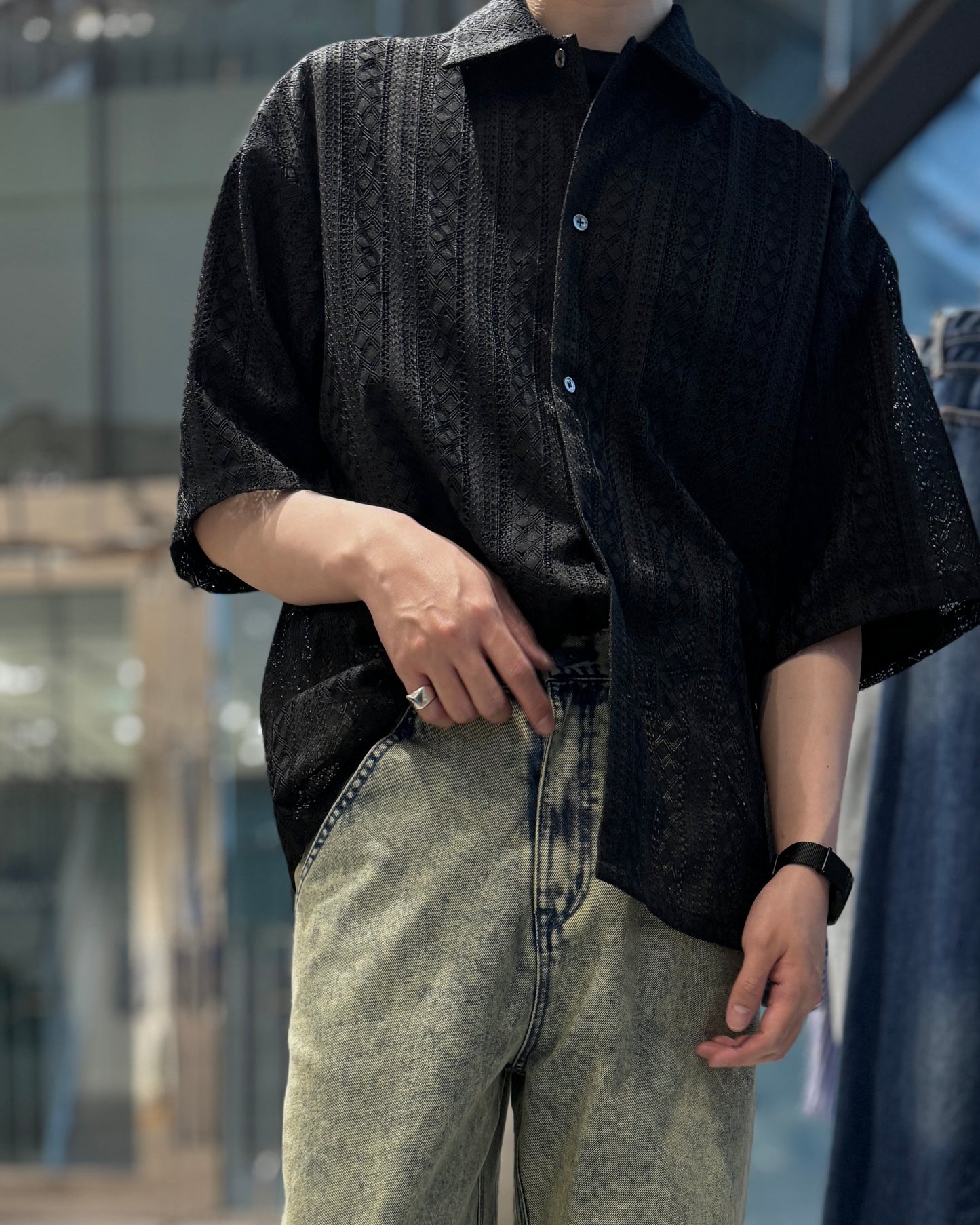 lace shirt