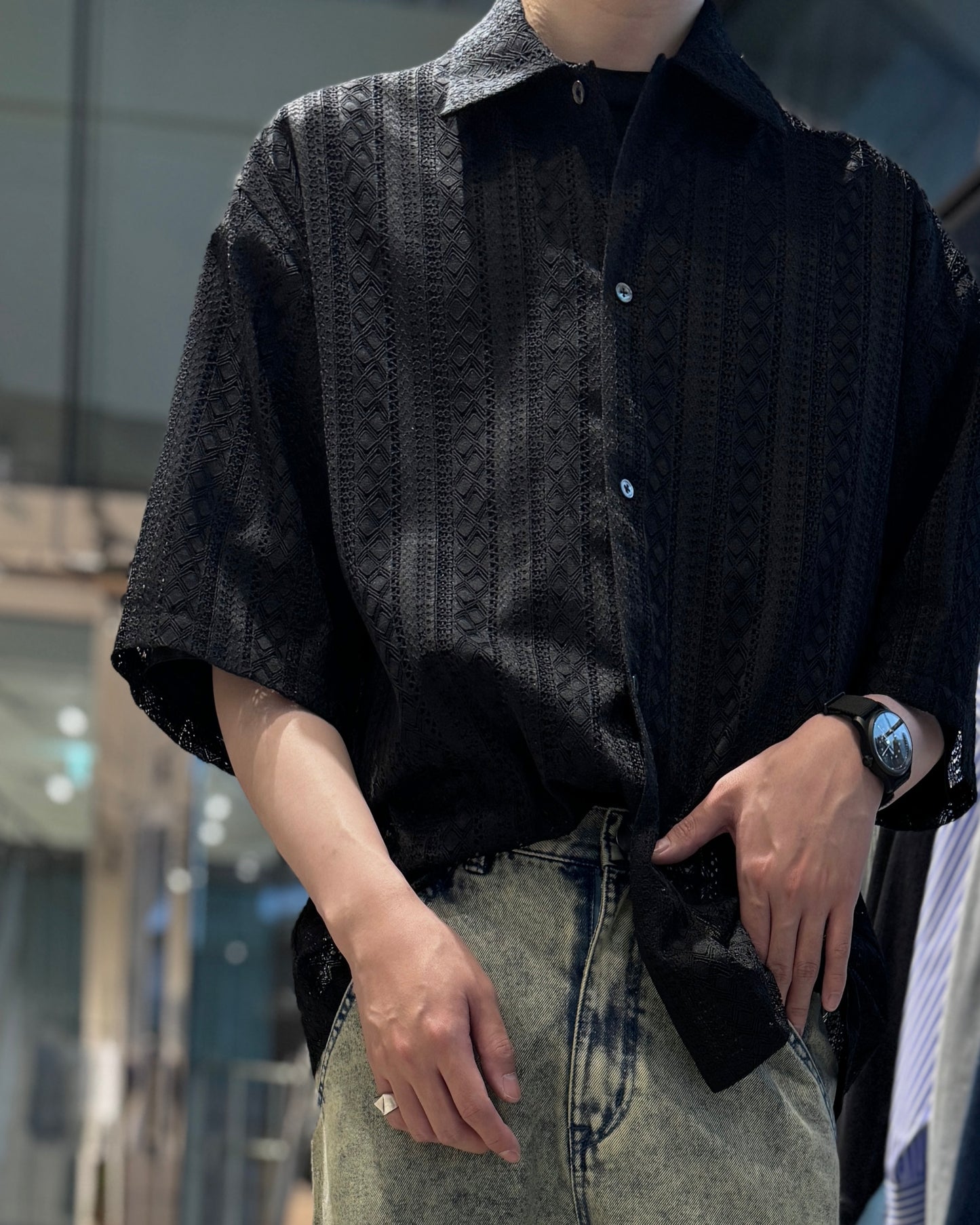 lace shirt