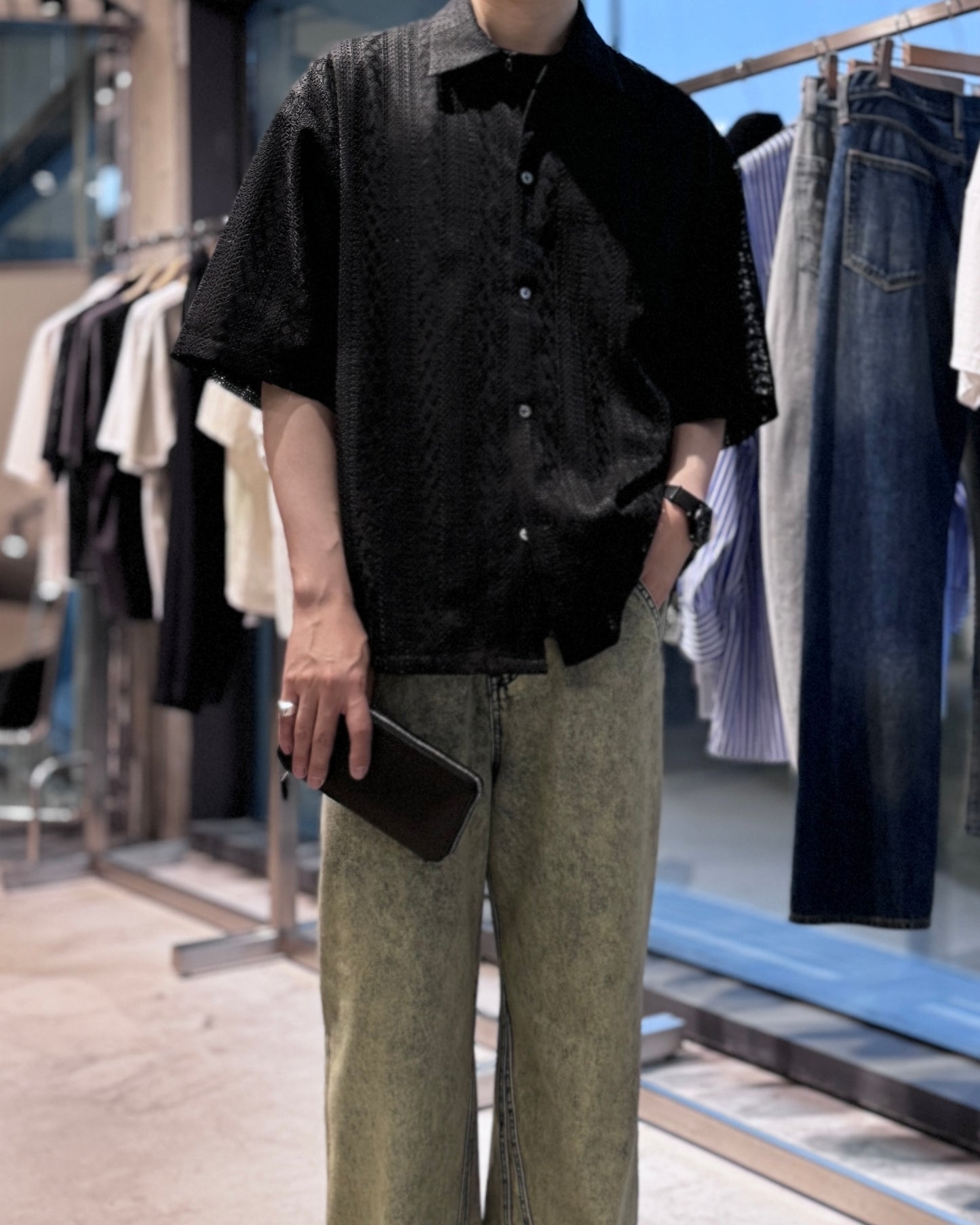 lace shirt