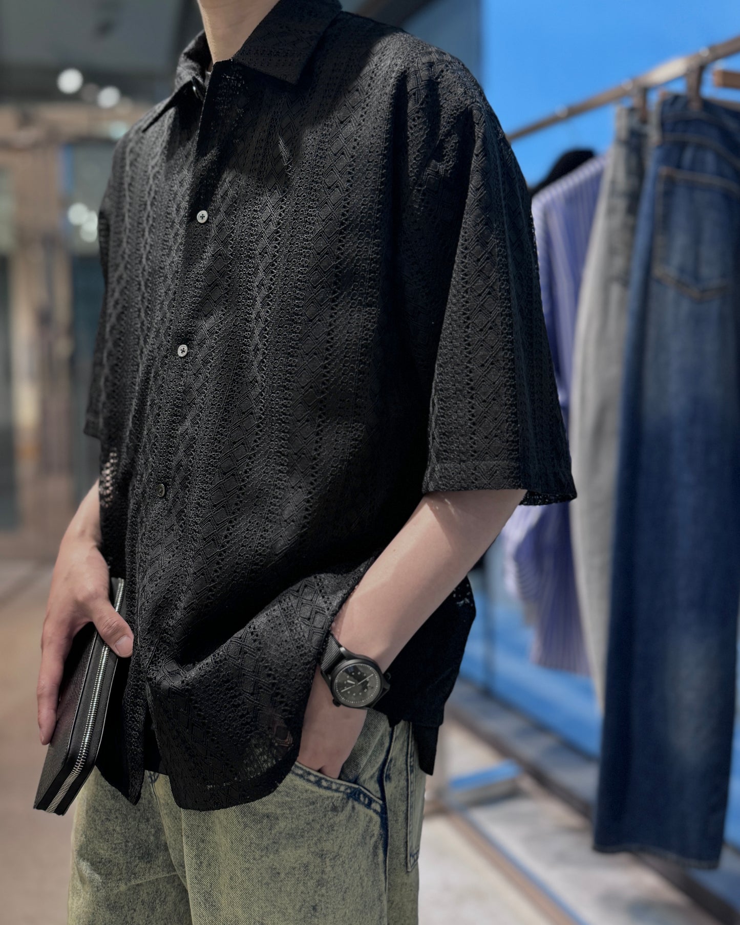 lace shirt