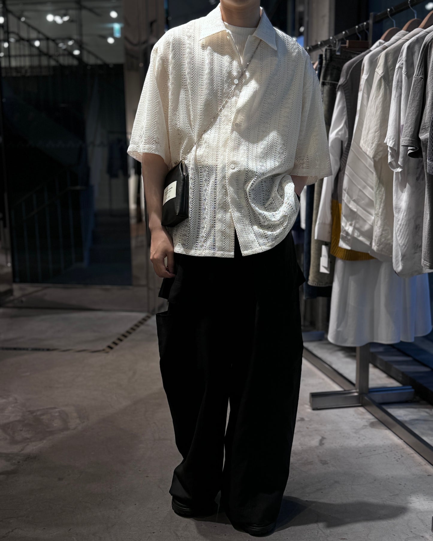 lace shirt