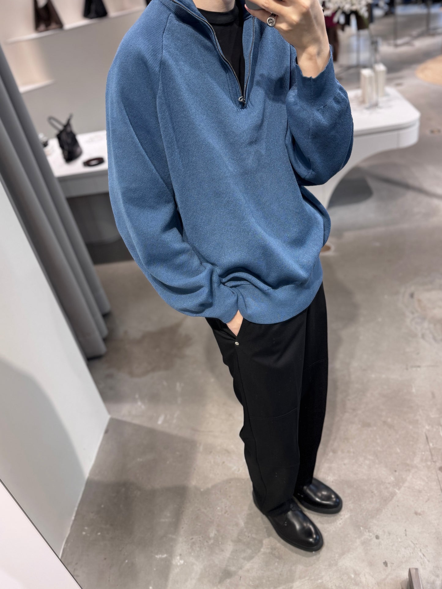 active dry half zip pullover