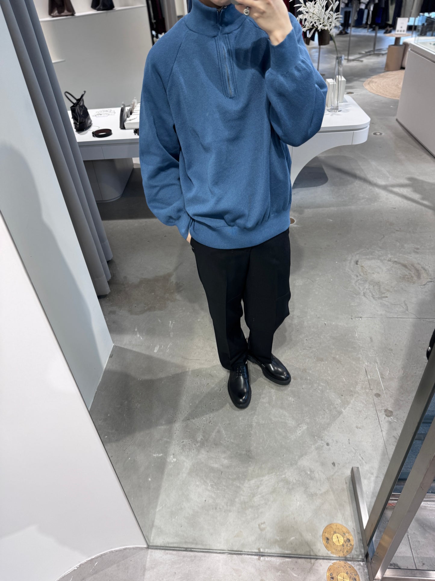 active dry half zip pullover