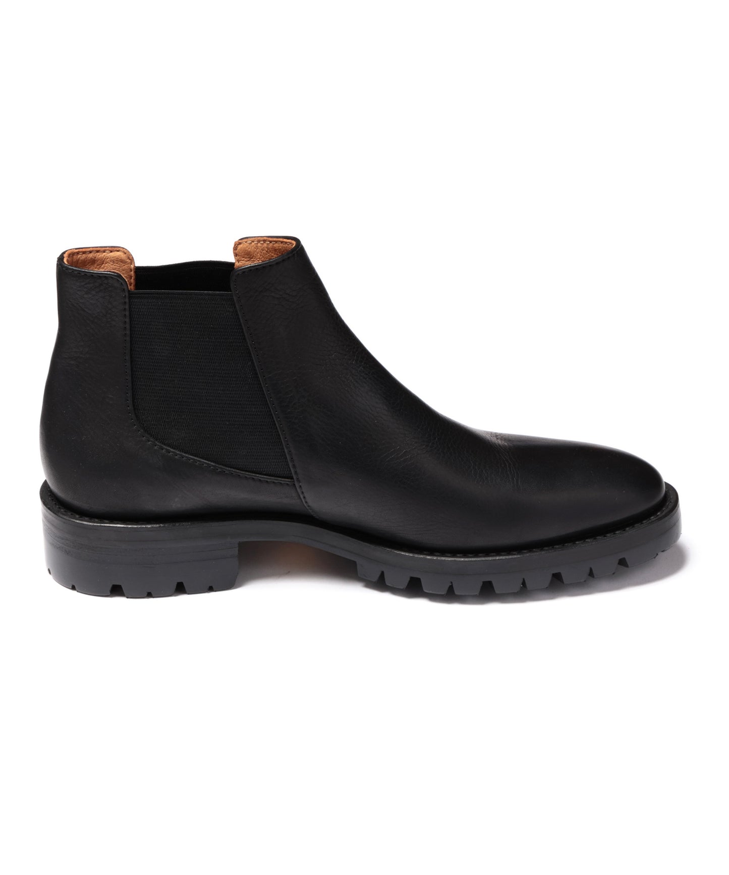 water proof shirink x vibram sole chelsea boots