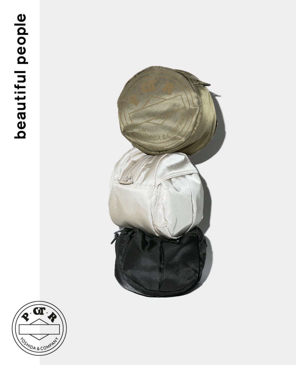 POTR x bp shoulder bag in nylon twill