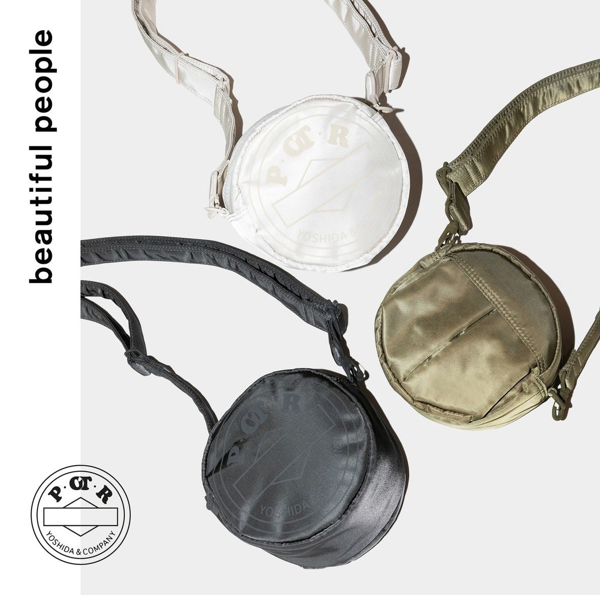 POTR x bp shoulder bag in nylon twill