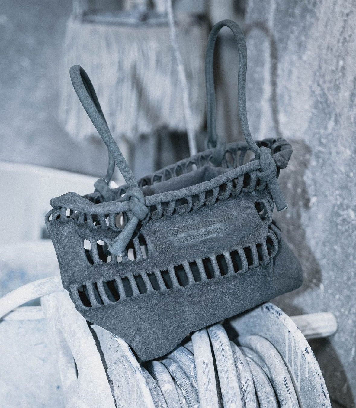 knobu knit shopping basket bag s