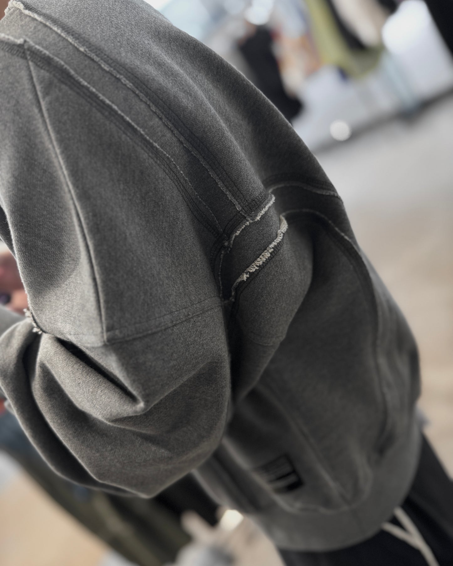 cut off sweat shirt
