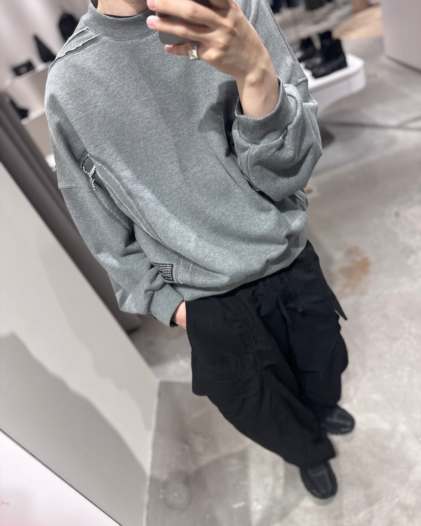 cut off sweat shirt