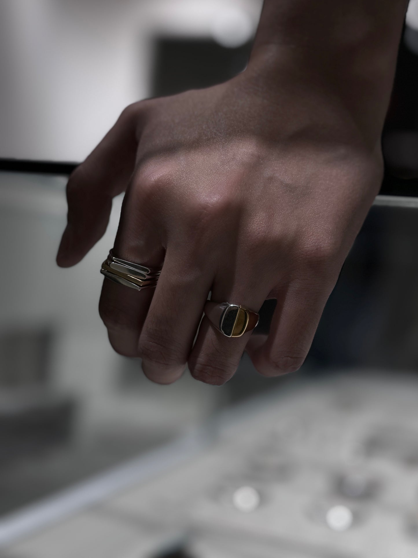 dual natured signet ring