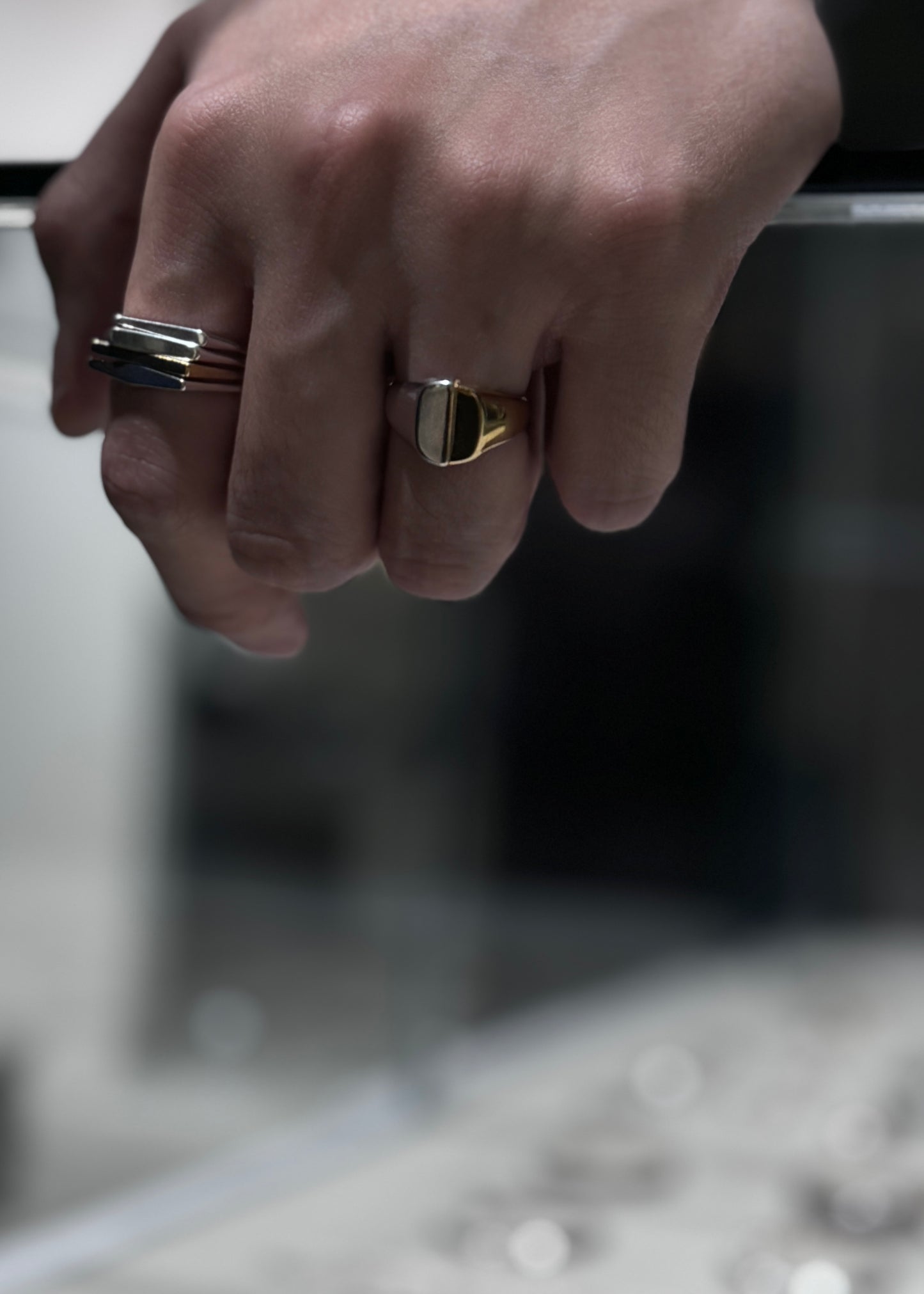 dual natured signet ring