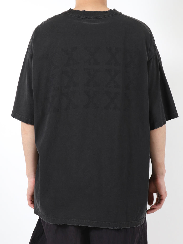xxxxx damage pigment boxy tee