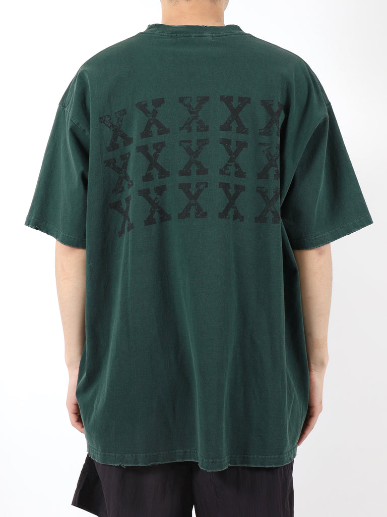 xxxxx damage pigment boxy tee