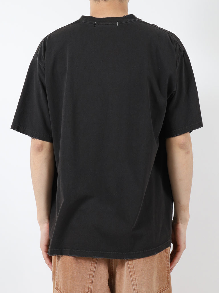 damage pigment logo boxy tee