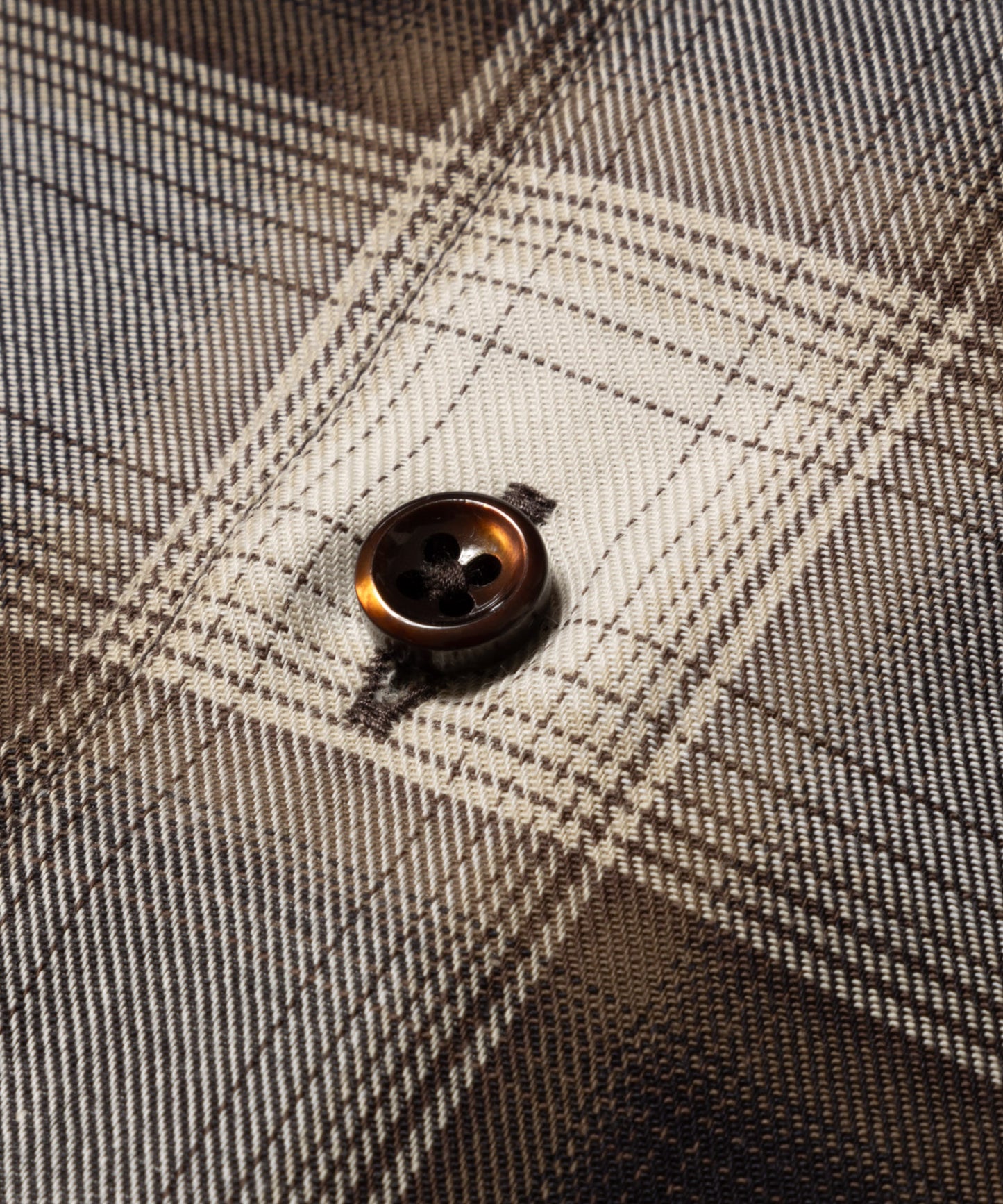 organic cotton ombre check regular collar ss shirt