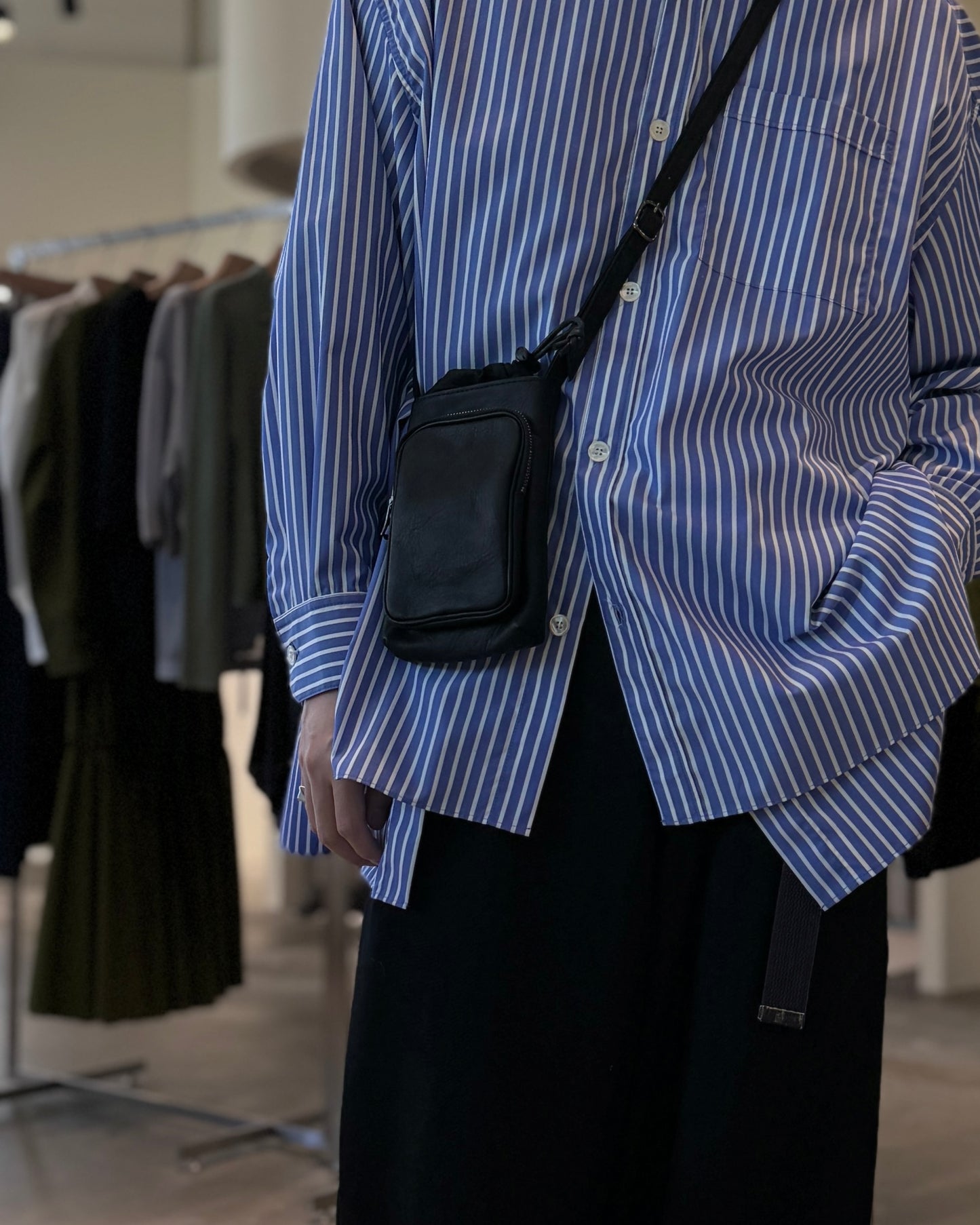 water proof washable leather mobile bag