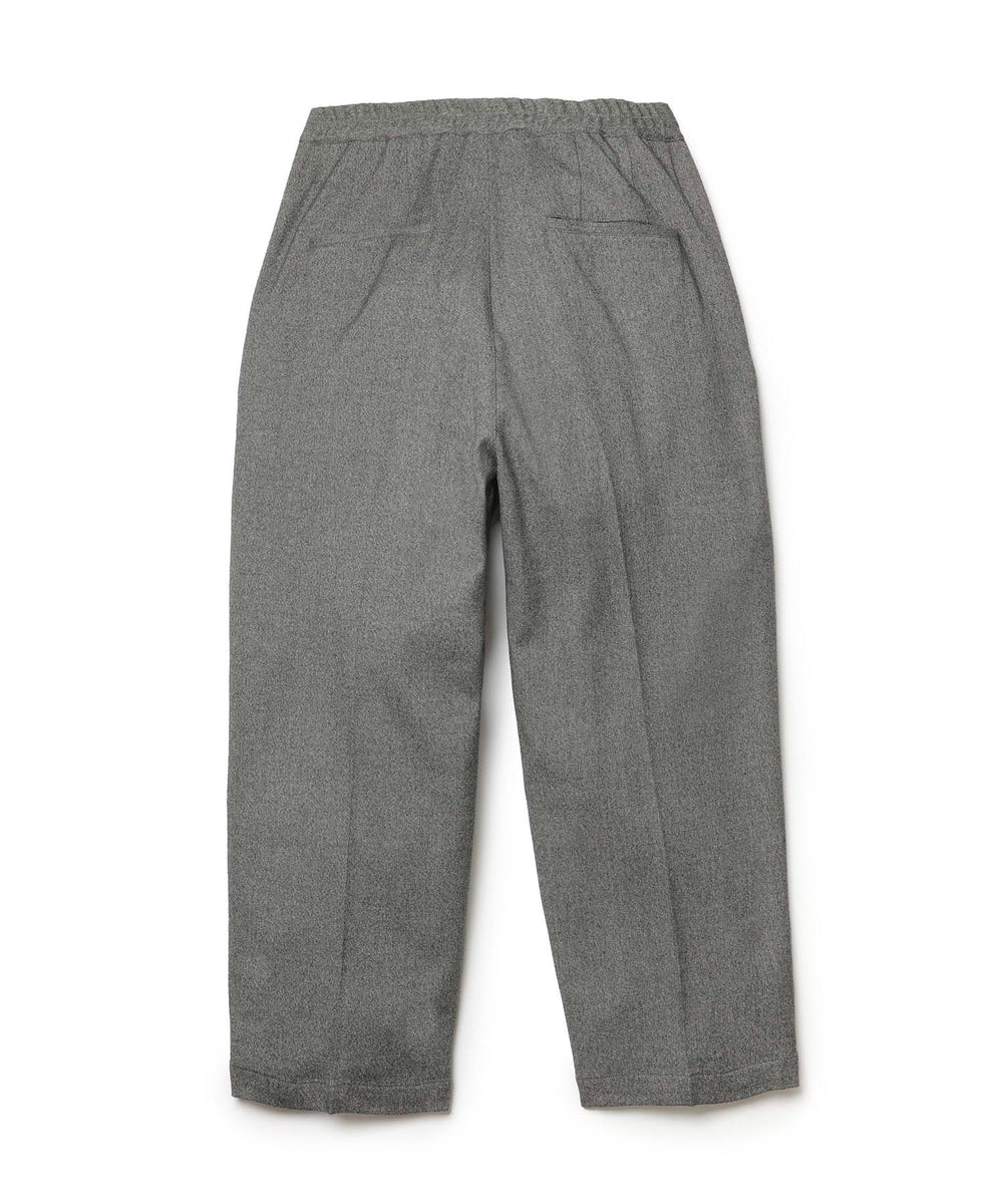 peachskin stretch gabardine / 2tack wide easy pants