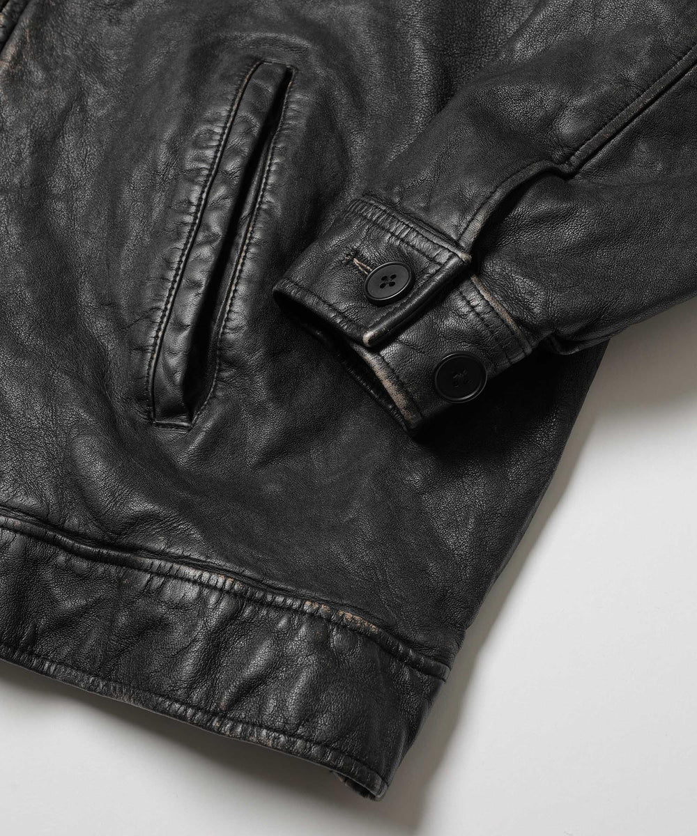 vintage craft sheep leather/oversize riders