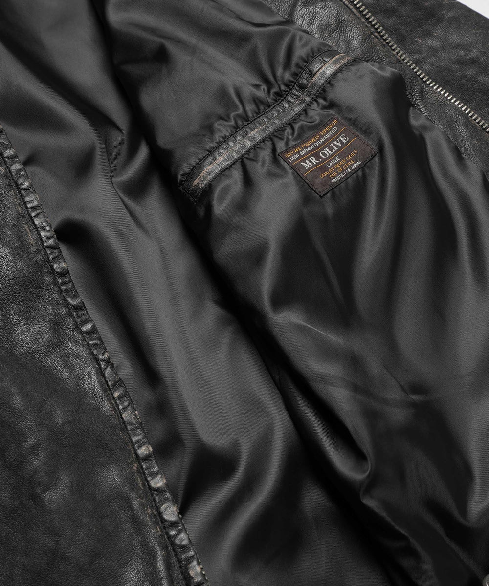 vintage craft sheep leather/oversize riders