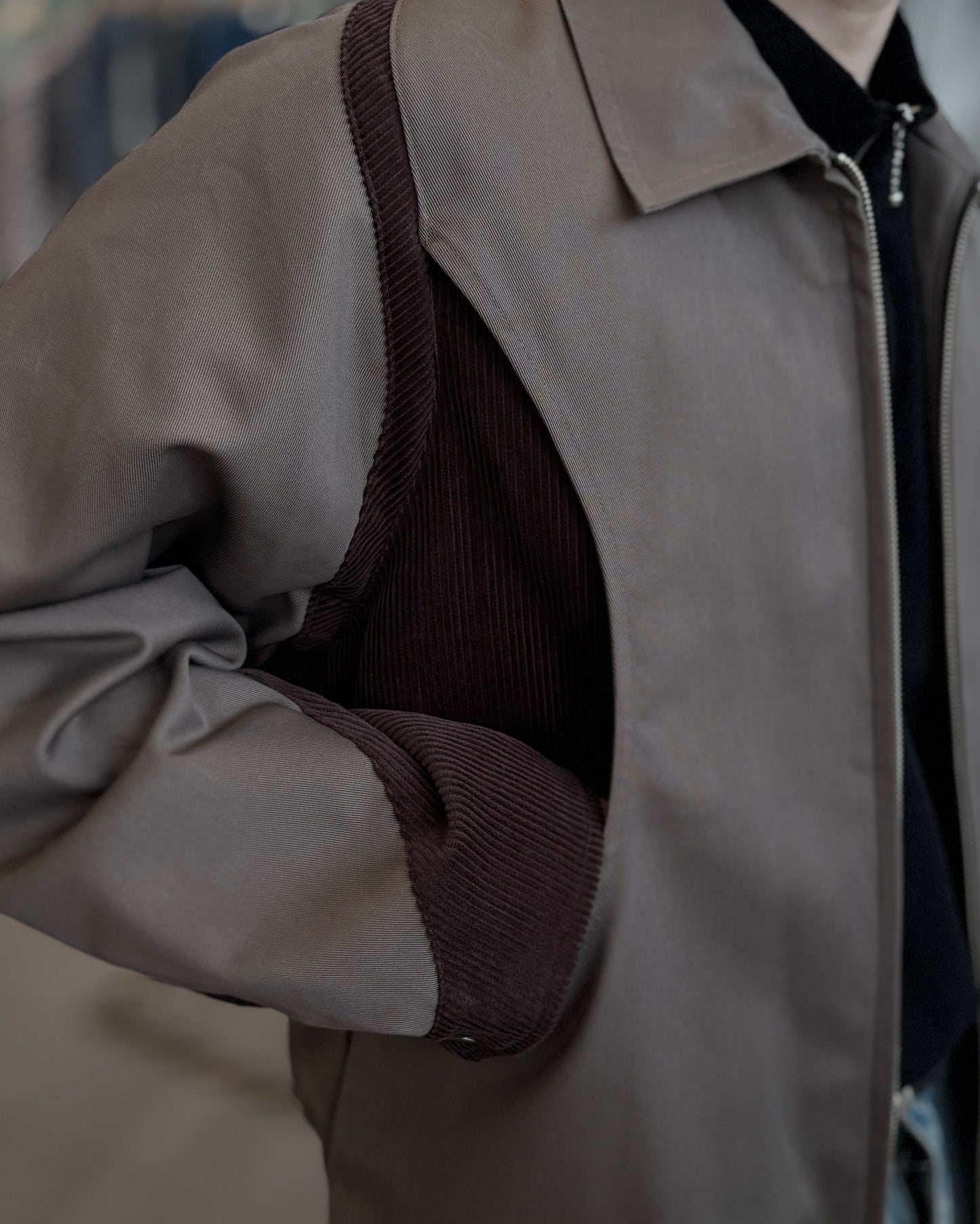 cut up harrington jacket
