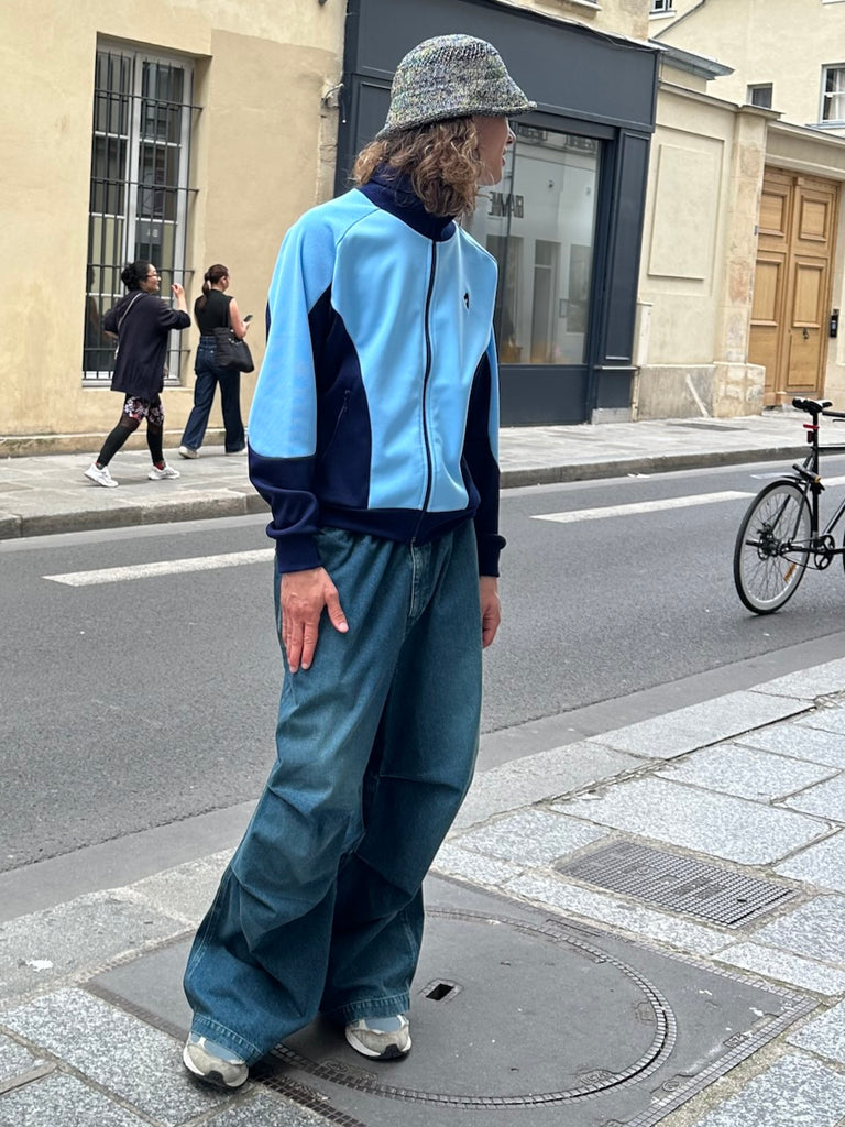 12oz parachute denim pants