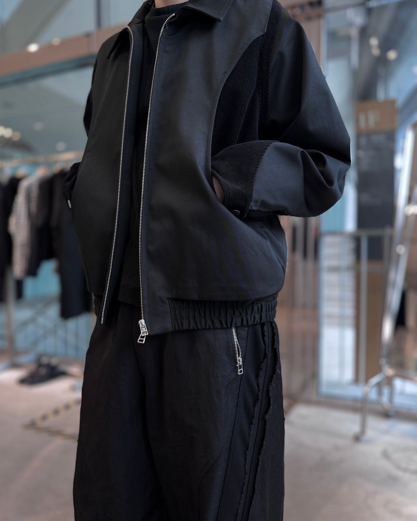 cut up harrington jacket