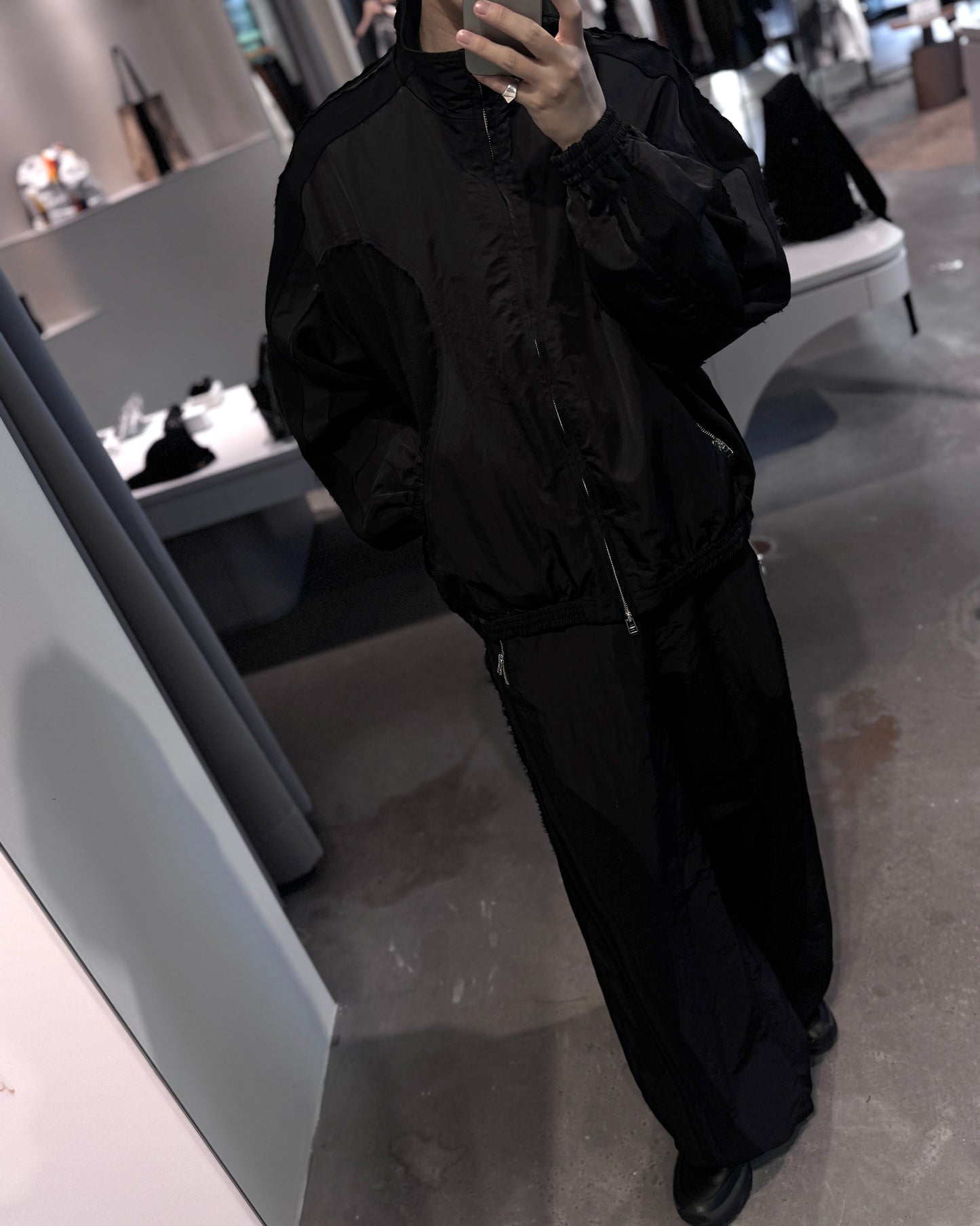 cut up track jacket