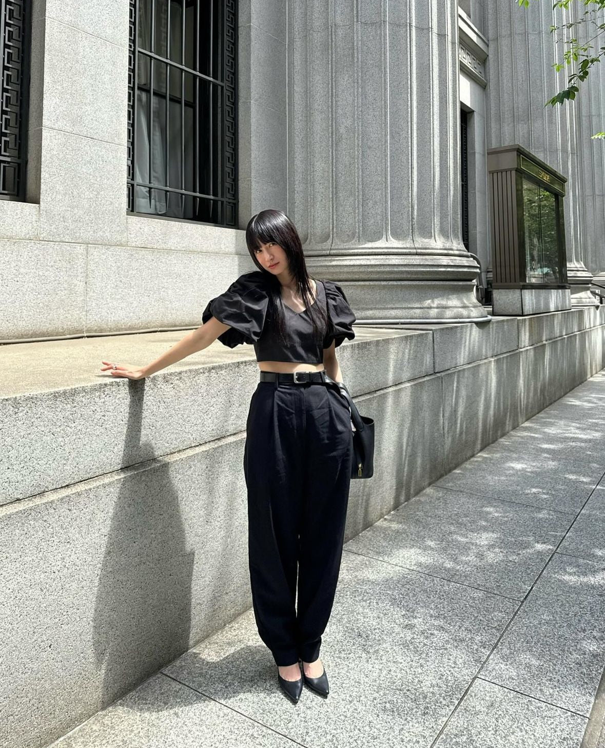 volume puff short tops
