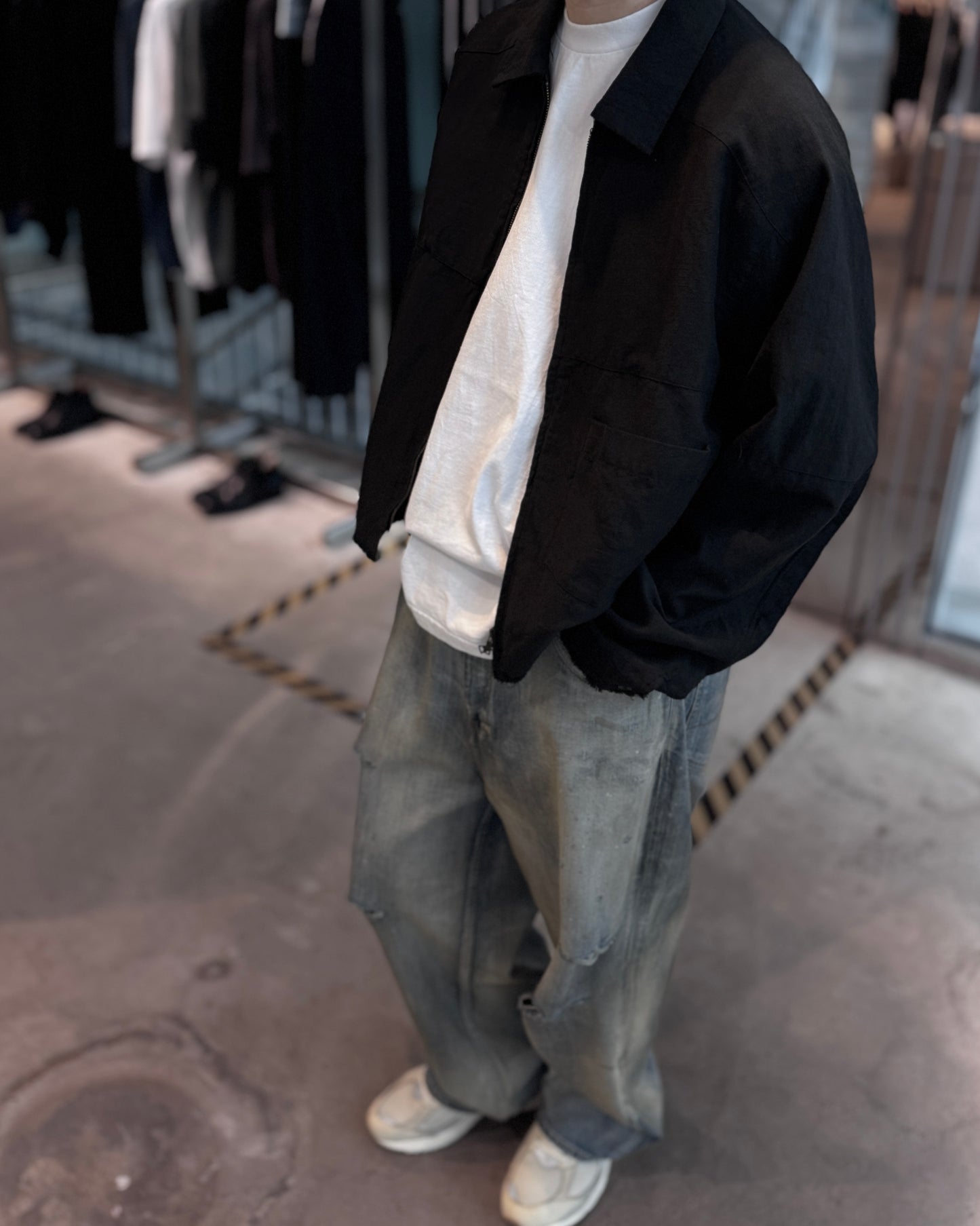 zip short shirt