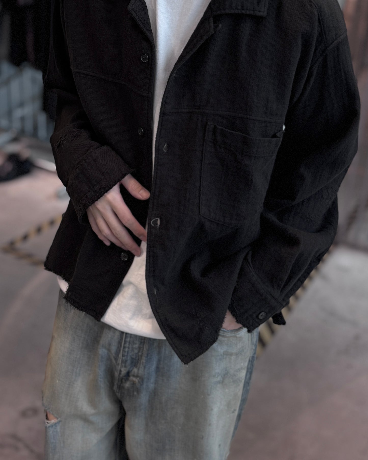 zip short shirt