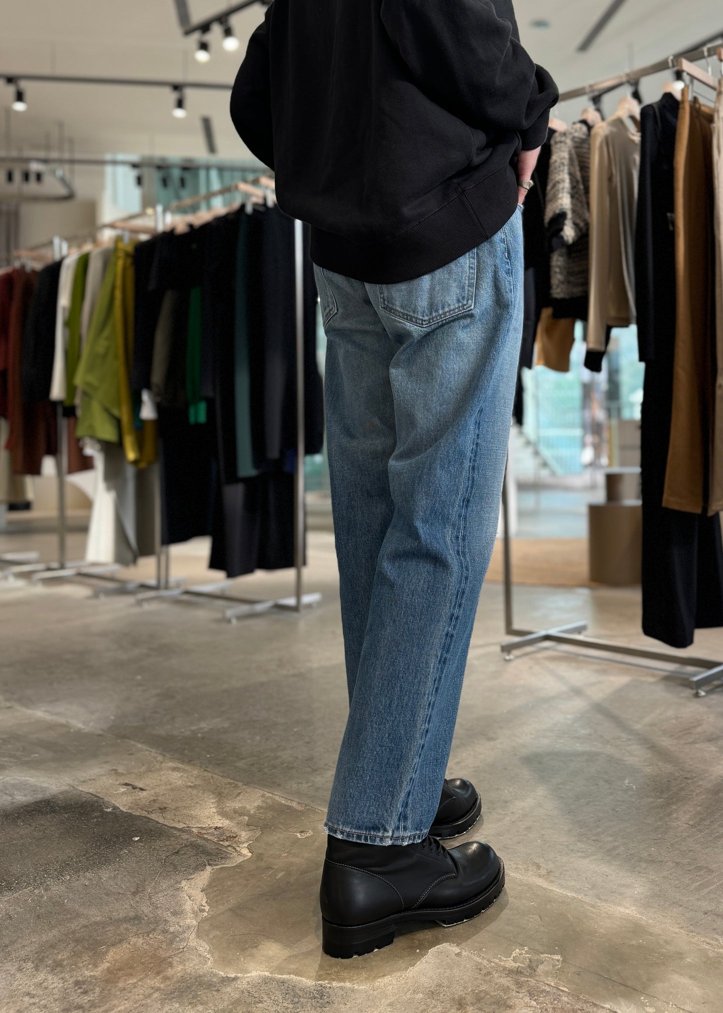 15oz old selvage denim vintage relax tapered jeans