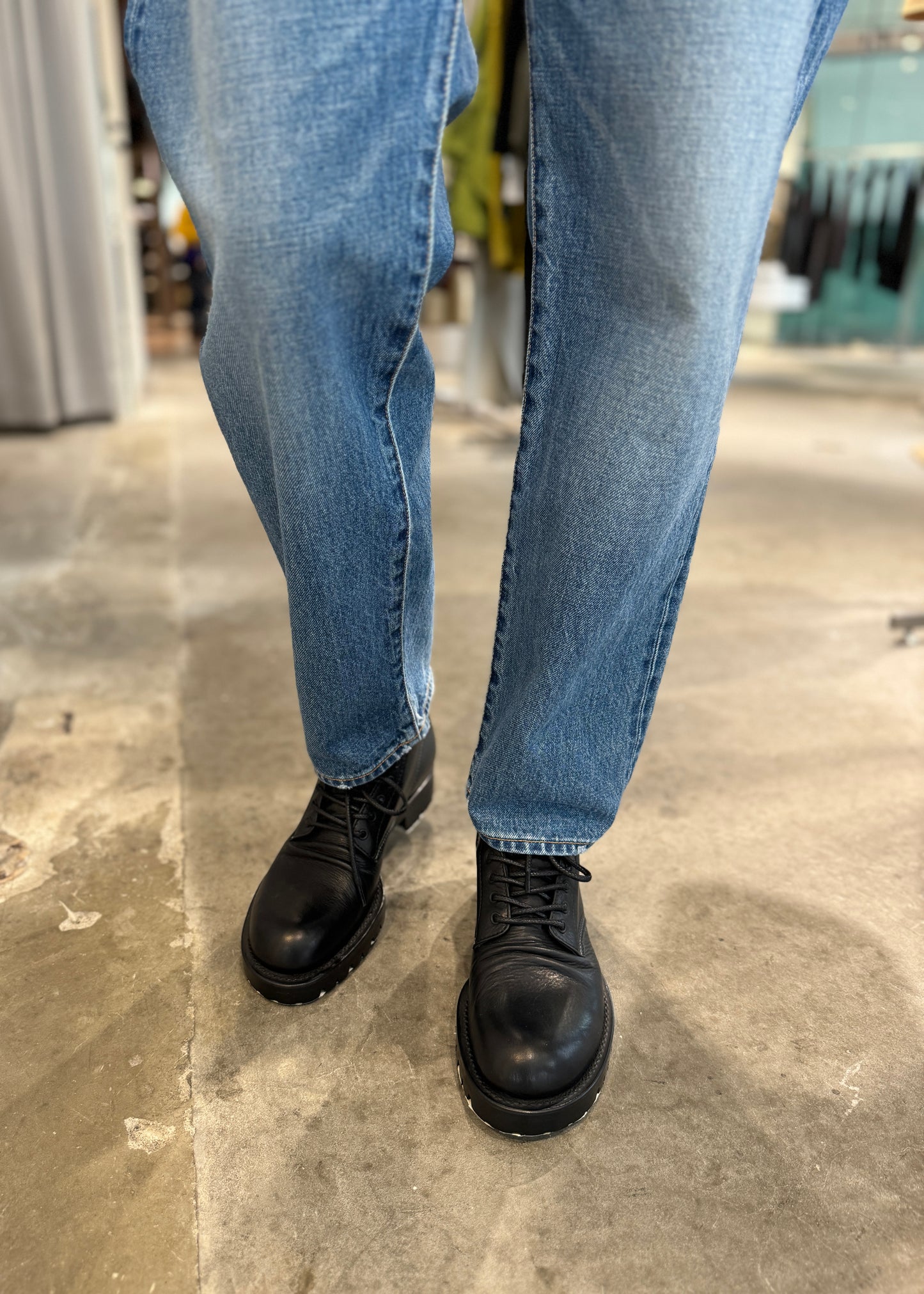 15oz old selvage denim vintage relax tapered jeans