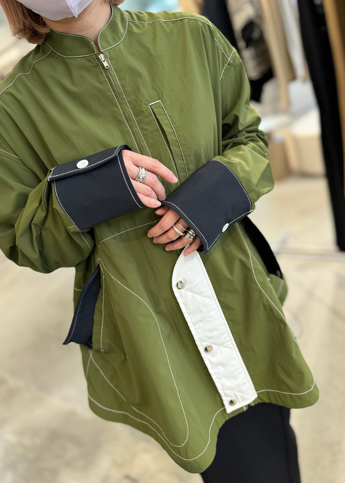 ma-1 detail shirt jk