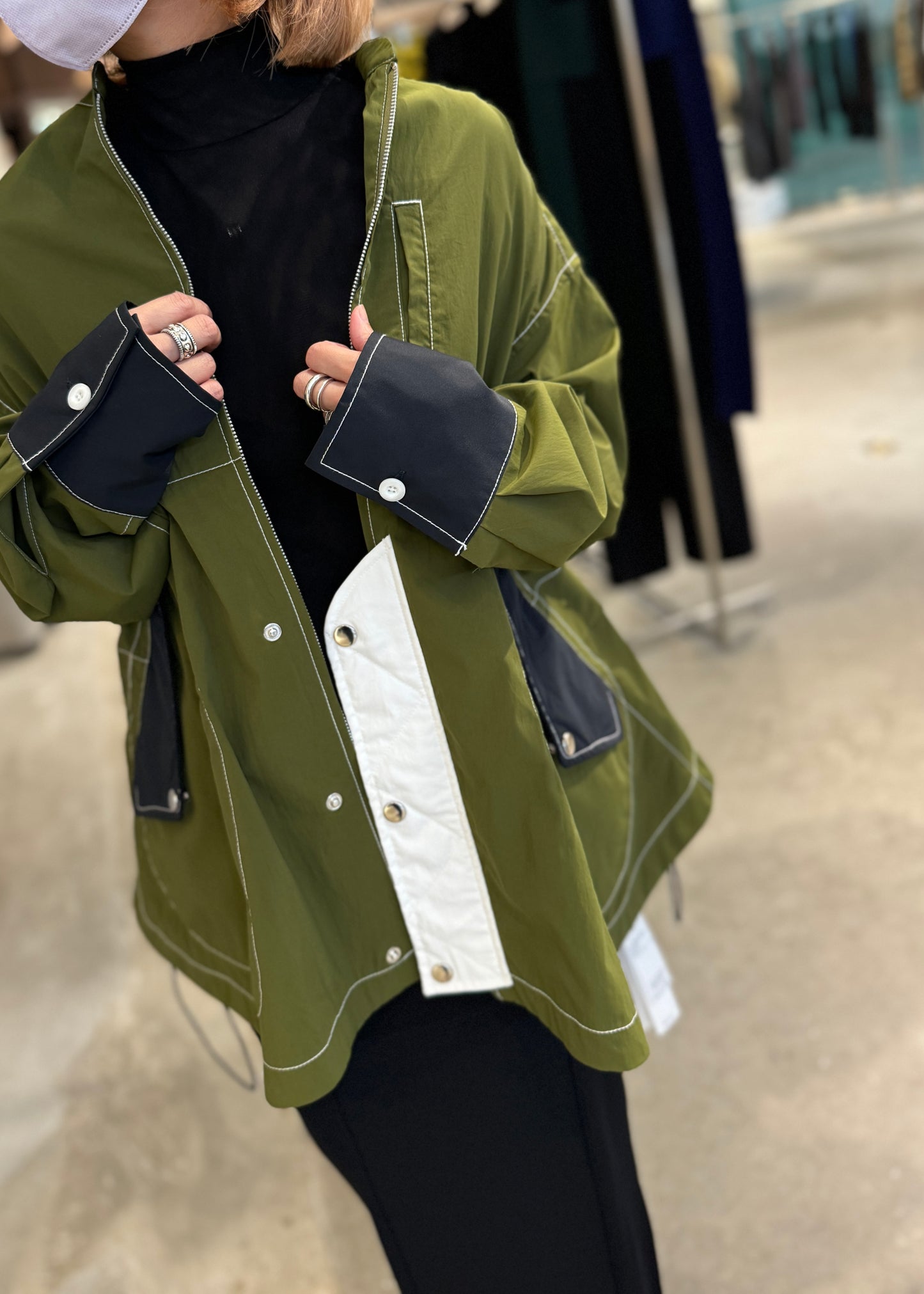 ma-1 detail shirt jk