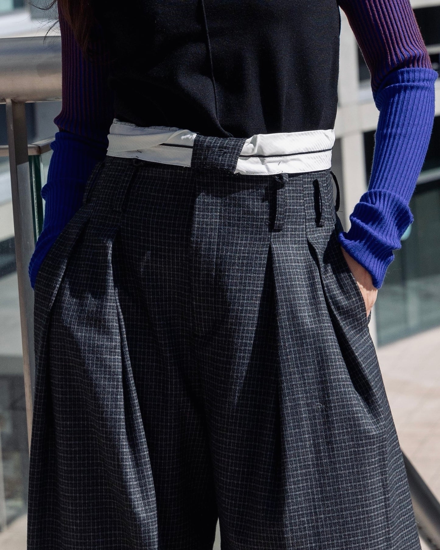 super high waist pants