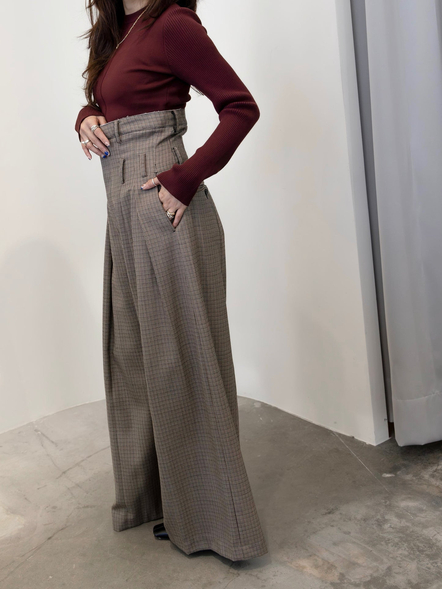 super high waist pants