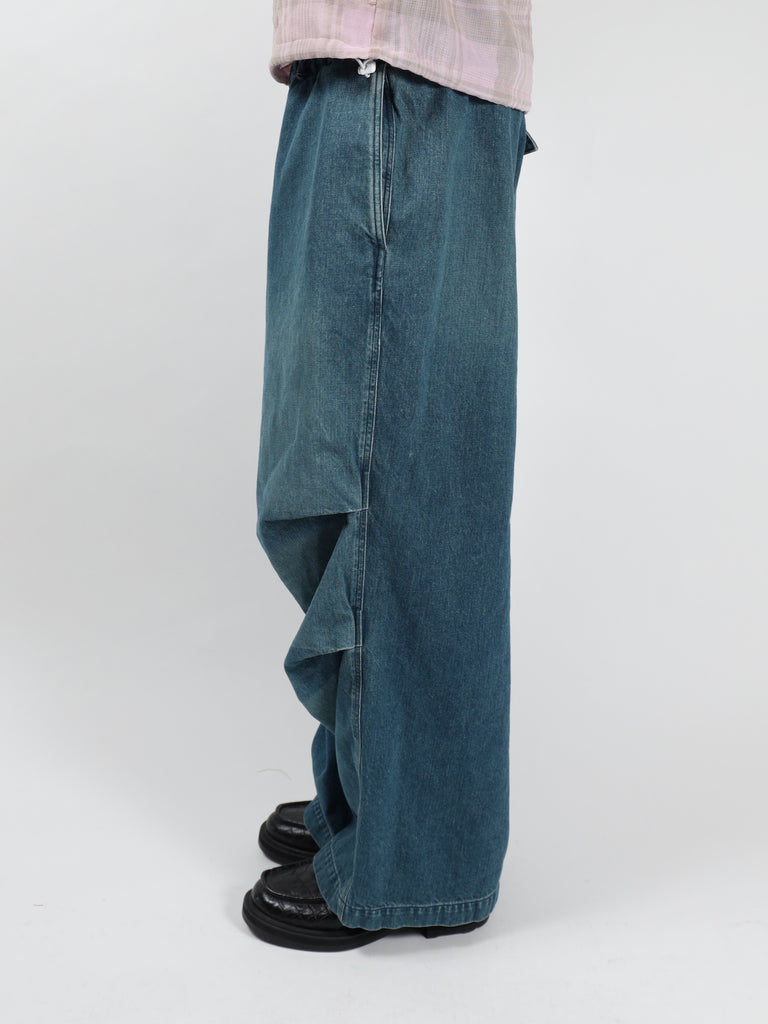 12oz parachute denim pants
